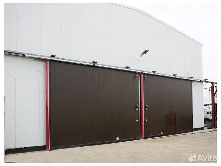 Ворота ангарные