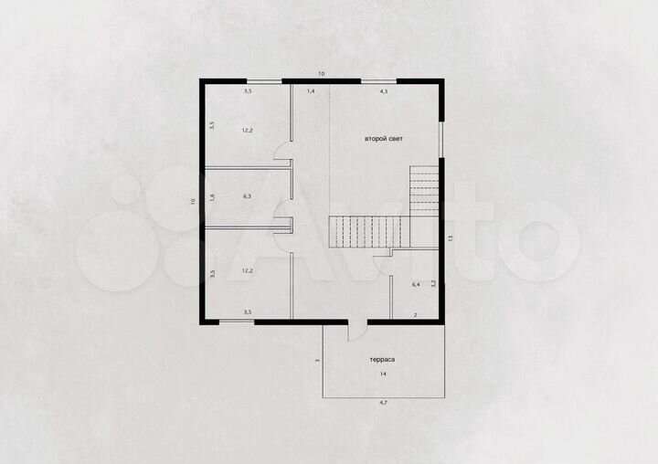 Дом 150 м² на участке 5 сот.
