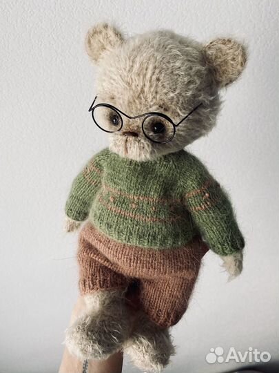 Мишка Тедди вязанный (ручная работа)