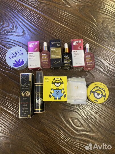 Сыворотки, патчи для глаз, кушон, тоналка