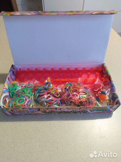 Набор резинок для плетения, новый