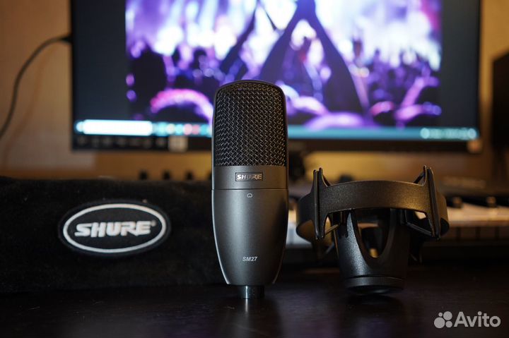 Конденсаторный микрофон shure SM27