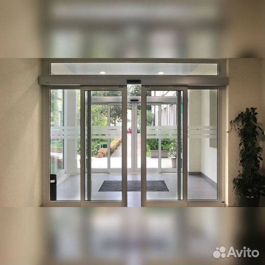 Раздвижные автоматические двери В РАССРОЧКУ