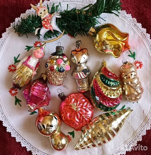 Елочные игрушки СССР в реставрацию