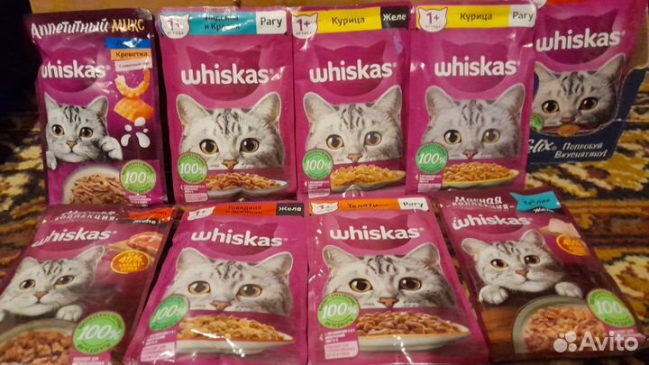 Корм для кошек Вискас