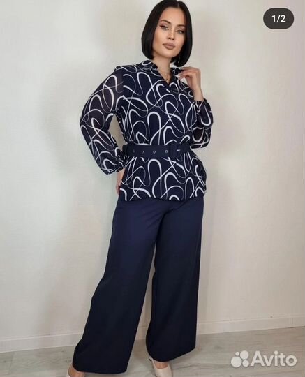 Женская костюм офис Размер 54 56 58