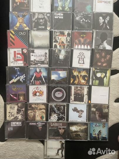 Cd диски с музыкой коллекция 61 шт
