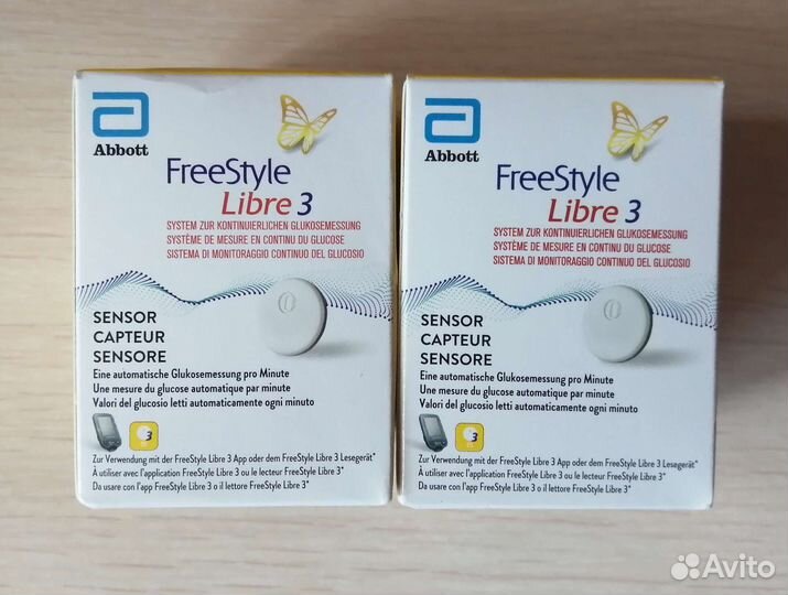 Сенсор Freestyle libre 3 новые датчики 2шт