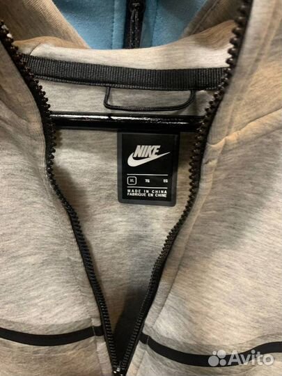 Nike Tech Fleece серая M L XL XXL