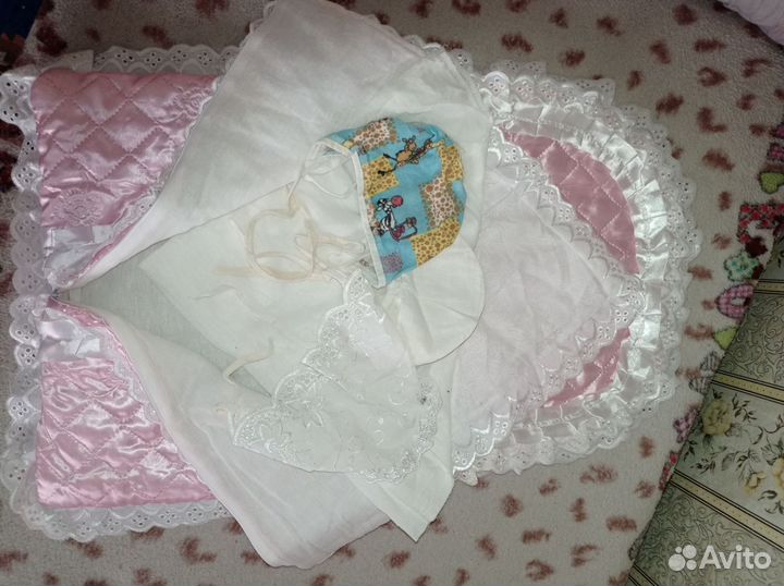 Конверт на выписку летний для девочки