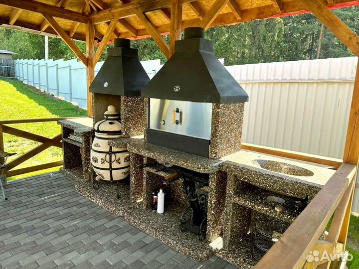 Печи под казан,тандыр,барбекю