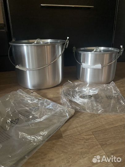 Набор котелков Tramp TRC-085 4,8л и 9л алюминий