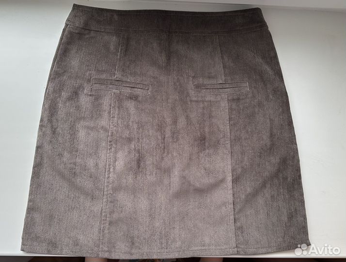 Мини-юбка вельветовая женская S