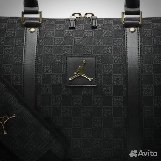 Jordan Monogram Duffle Bag Black