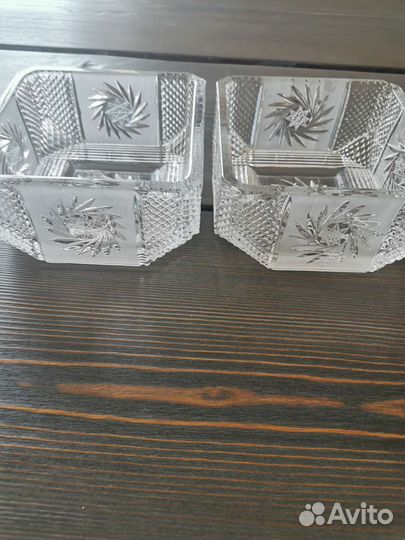 Салатник хрусталь СССР