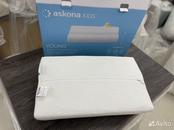 Детская ортопедическая подушка Young Askona