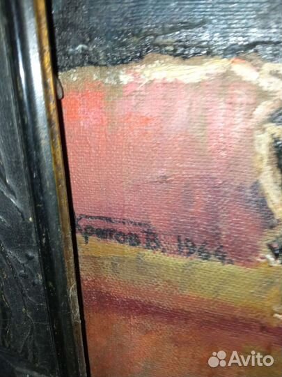 Картина маслом на холсте художник. Кротов. В