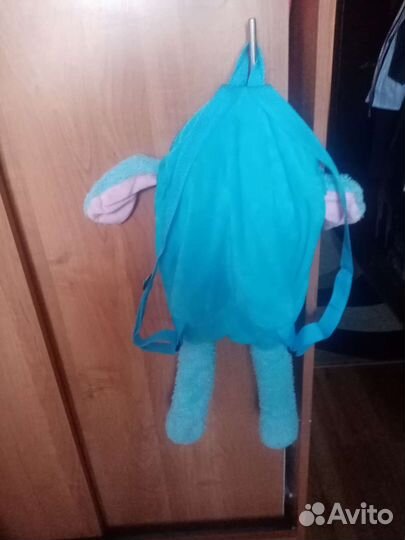 Рюкзак детский плюшевый Стич