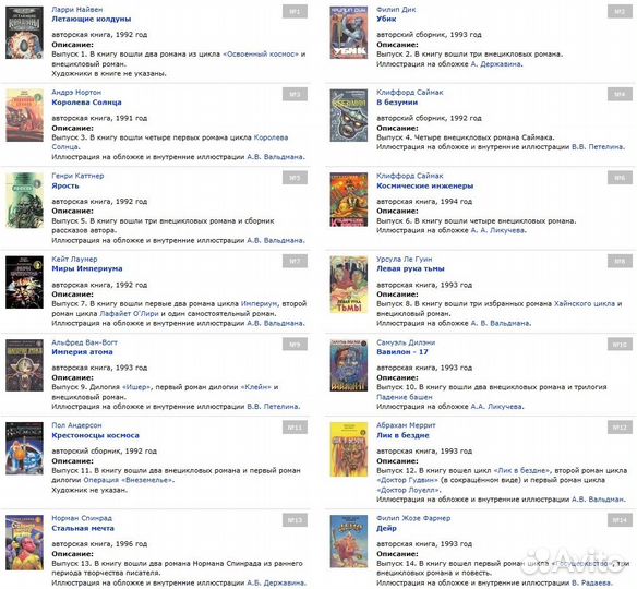 Книги фантастика серия Осирис