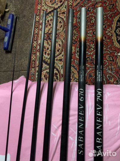Удилище Sabaneev 7,9-6,7 метров