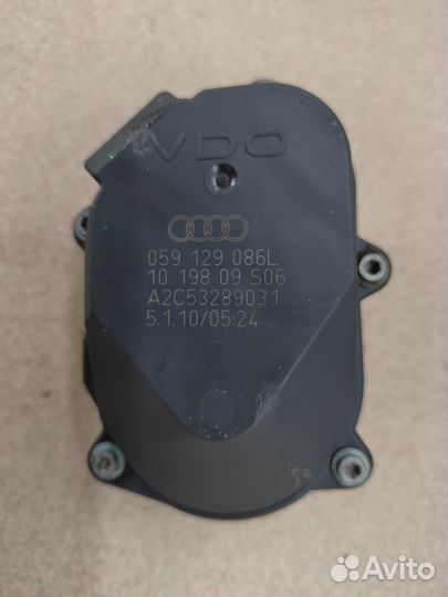 Регулятор воздушной заслонки 059129086L 3,0TDI VAG