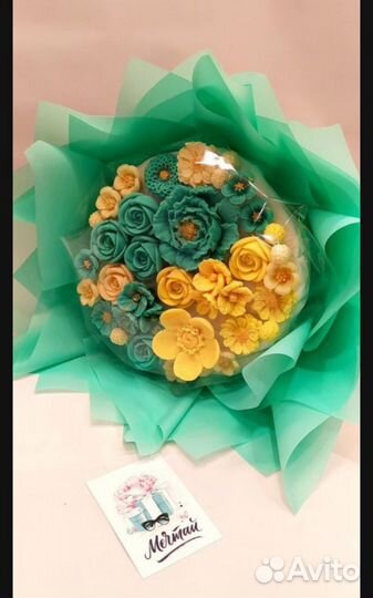 Букет из шоколада, съедобные цветы