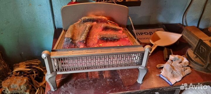 Ретро обогреватель эл-кий СССР. Камин. Винтаж