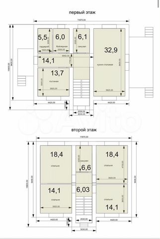 Коттедж 200 м² на участке 15 сот.