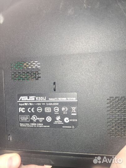 Ноутбук asus K50IJ на запчасти, блок питания