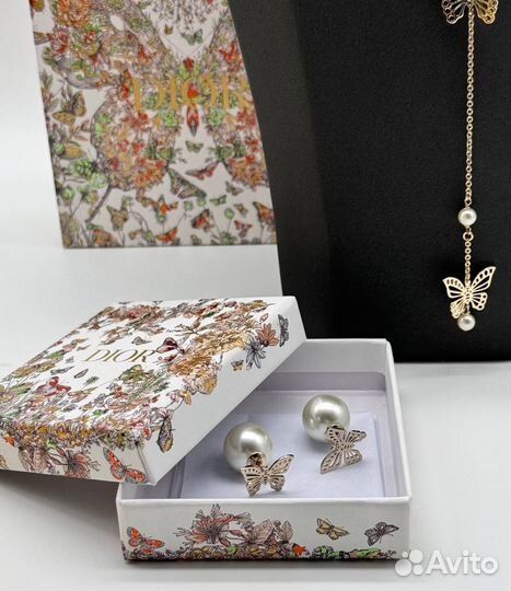 Серьги christian dior