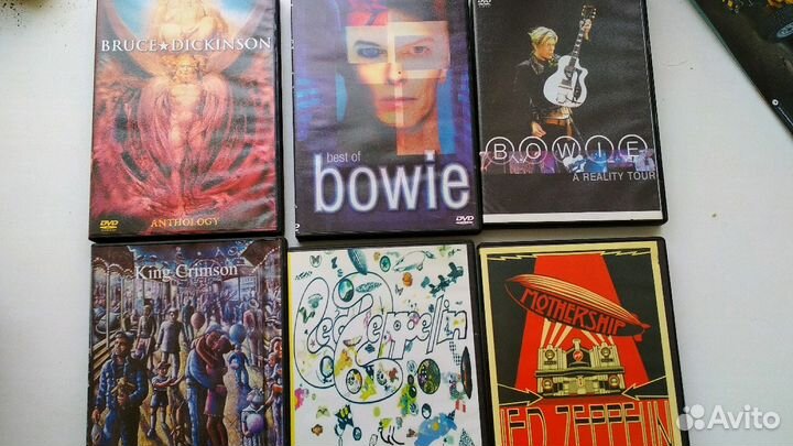 DVD концертов и клипов разных метал команд и не то