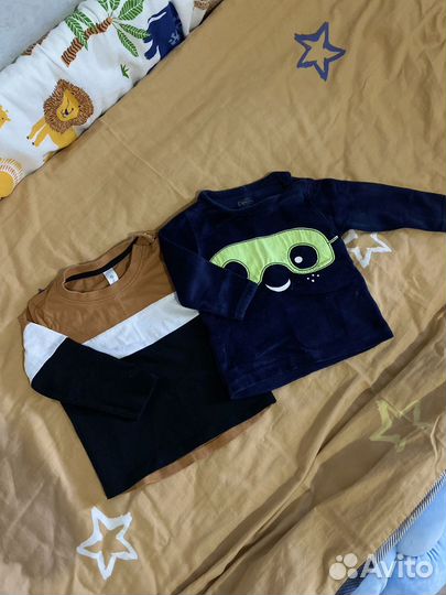 Вещи пакетом на мальчика 74 80