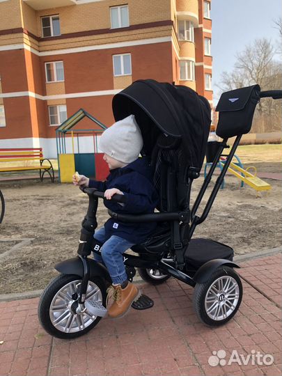 Детский велосипед с ручкой