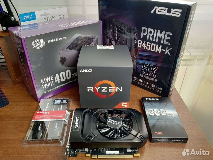 Топовый игровой пк Intel core i5 + GTX 1050