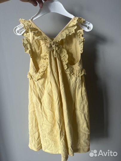 Платье zara для девочки 110