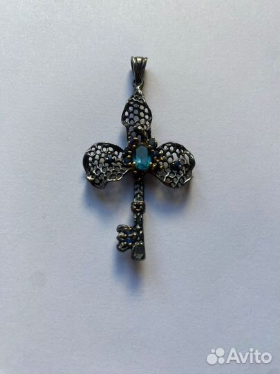 Крест серебро