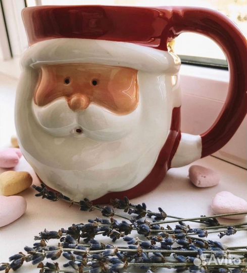 Кружки новогодние новые в подарочных коробках