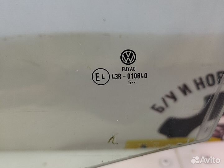 Стекло передней левой двери Volkswagen Polo 5