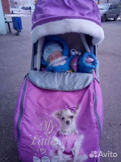 Санки коляска ника