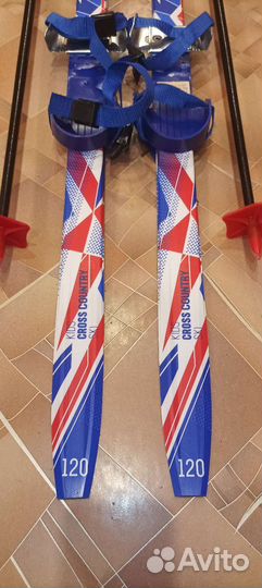 Детские беговые лыжи 120см