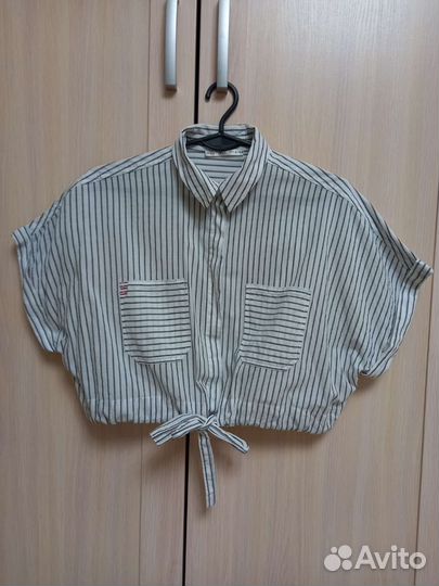 Рубашка укороченная, р.146, Gloria jeans