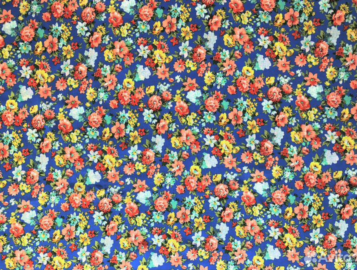 Ткань штапель отрез 3,96м -№3, плательный