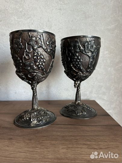 Фужеры Бокалы серебро 925 проба