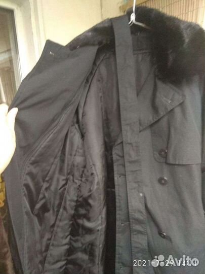 Пальто мужское длинное демисезонное