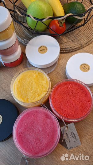 Сахарный скраб для тела ручной работы