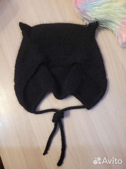 Шапка чепчик с ушками