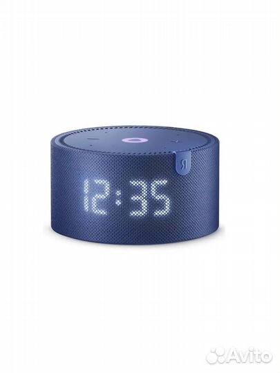 Умная колонка Яндекс Станция Мини с часами, синий