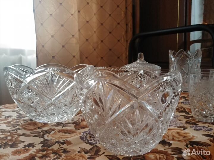 Сервиз Гусь хрустальный СССР, продажа отдельно