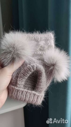 Шапочки для собак из пуха норки