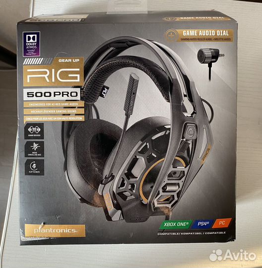 Проводная гарнитура Plantronics RIG 500 PRO HC